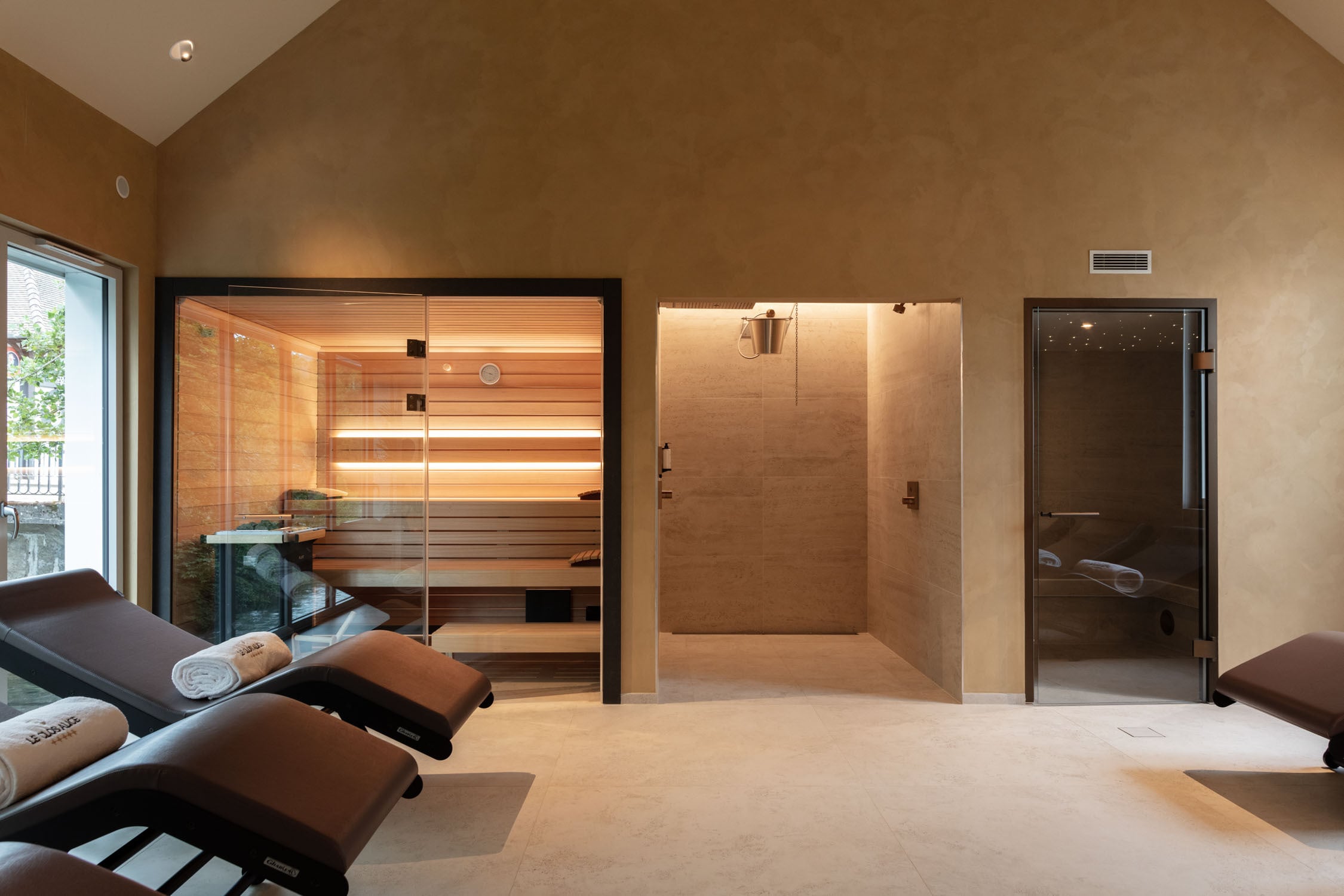 Gommage et massage